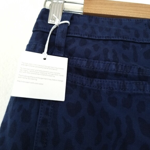 NWT Joe's Jeans Wild Collection High Water Skinny Jeans in Blue Leopard Print 25 - Picture 11 of 11